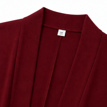 Maevelle – Women's Elegant 3-Piece Set with Drape Cardigan