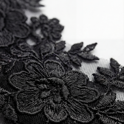 Velaire - Women's Sheer Embroidered Lace Slip Dress