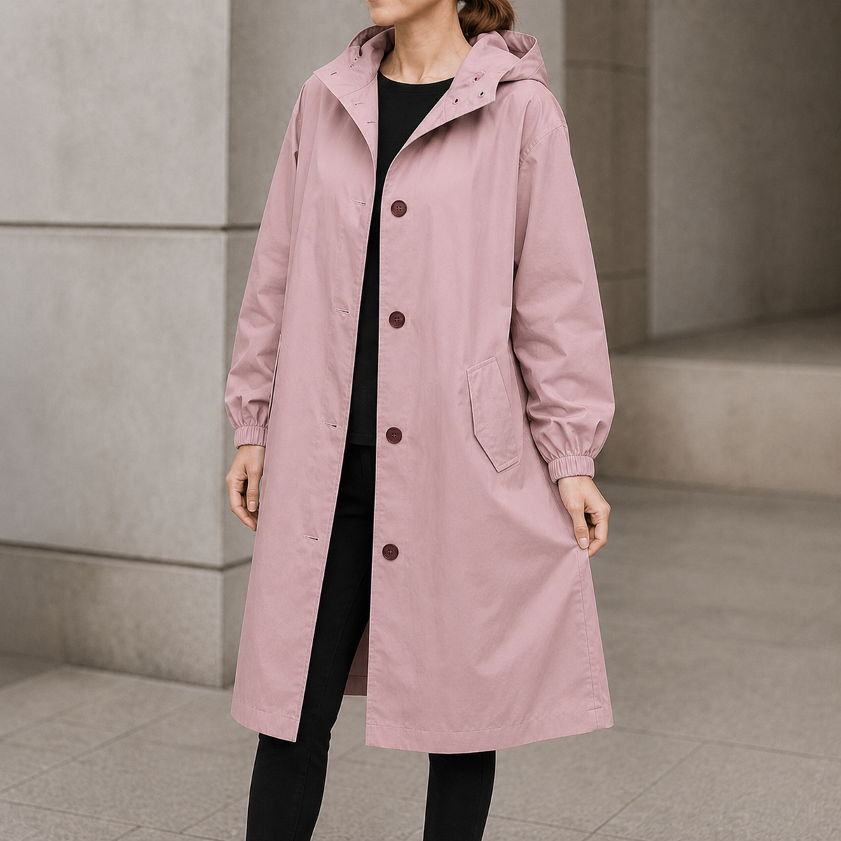 Vielle – Gabardina que ajusta a cintura quando quiser