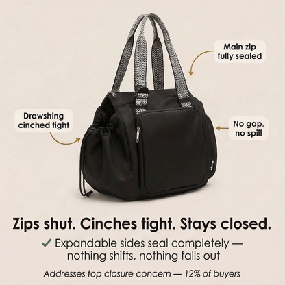 Carrova – Organized Everyday Tote with Backpack Straps