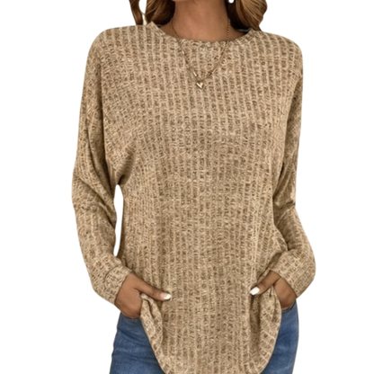 Wovelle – Waffle Knit Oversized Sweater