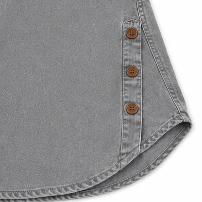 Avelyn – Henley Tunic Top with Side Buttons for Women