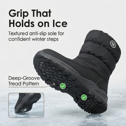 Warmstep - Women's waterproof fur lined winter boots