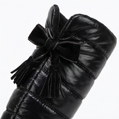 Velura - Women's fleece-lined over-the-knee boots