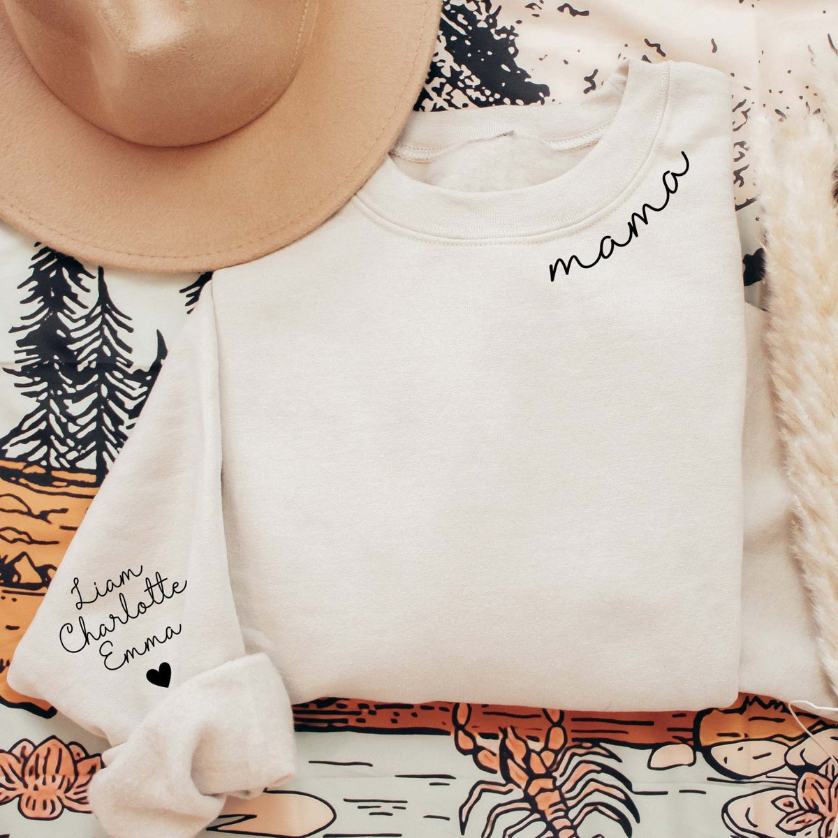 Mamorea – Mikina s výšivkou „mama“