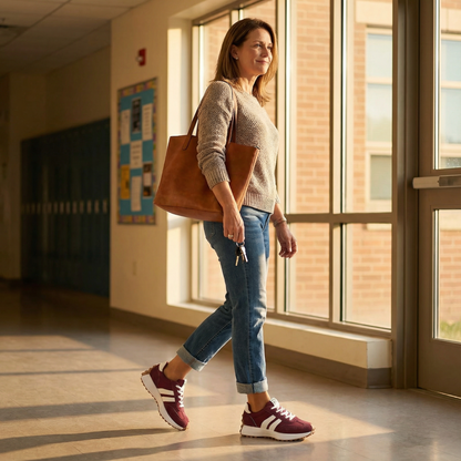 Velora - Retro Suede Sneakers for All Day Comfort