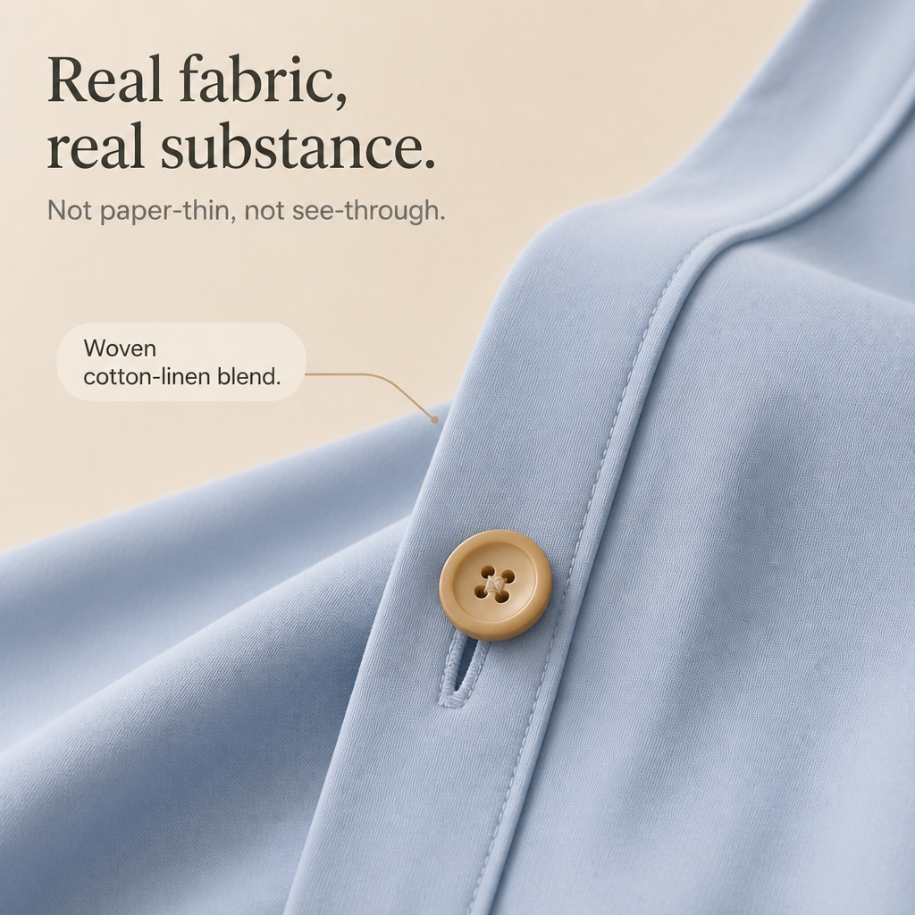 Drapelle – Breathable Knit V-Neck Cardigan