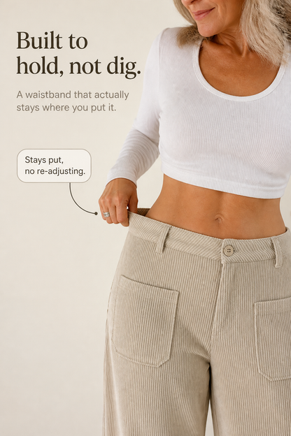 Easelane – Wide-Leg Relaxed Pocket Trousers
