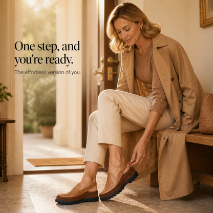 Strapelle – Ballerines à bride en cuir rembourrées
