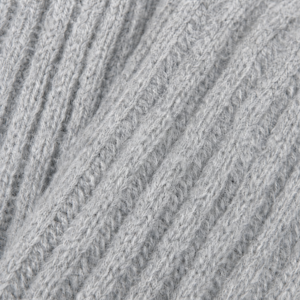 Fallira – Ribbed Open-Front Waterfall Cardigan