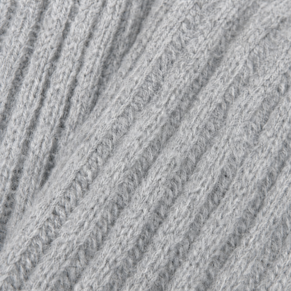 Fallira – Ribbed Open-Front Waterfall Cardigan
