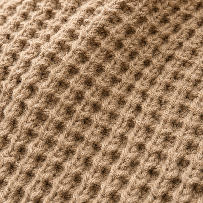 Snugella – Asymmetrischer Wasserfallpulli mit Seitenknöpfen