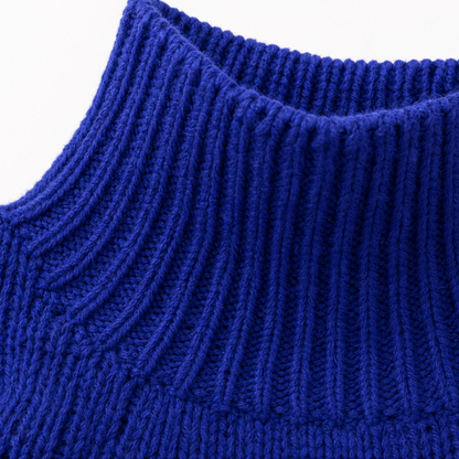 Cozette – Jersey de cuello alto de ochos trenzados