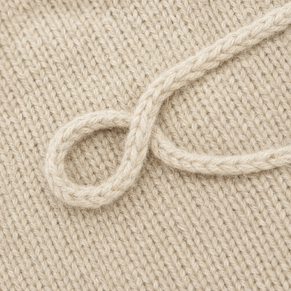 Braidenne – Jersey de punto con cordón trenzado y botones