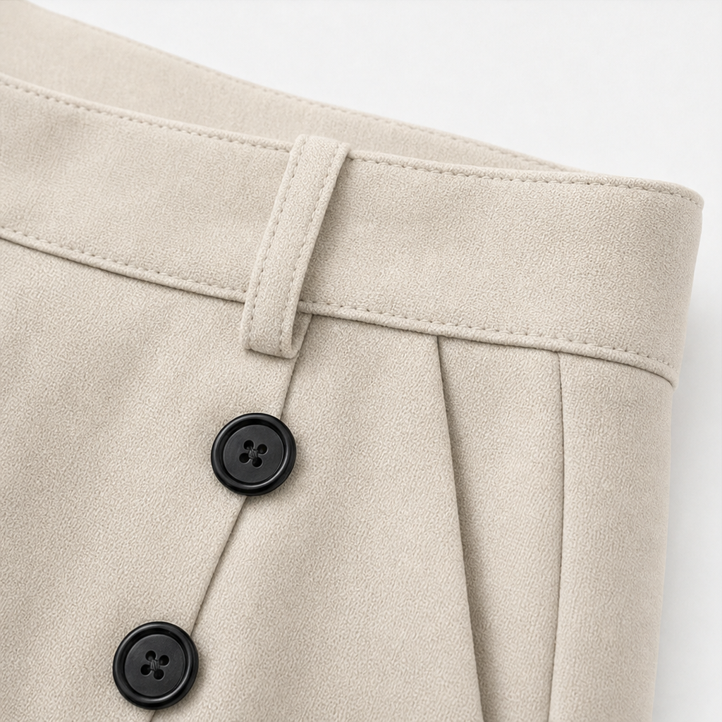Bellora – Pantaloni palazzo a vita alta con pieghe