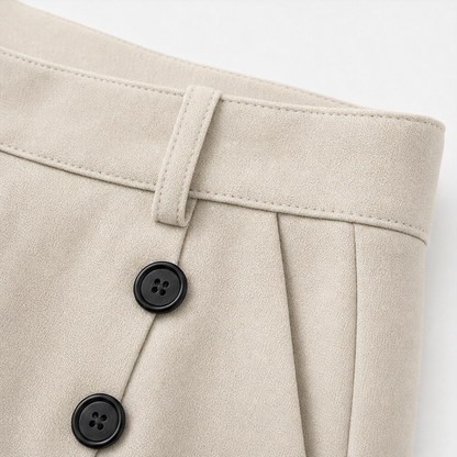 Bellora – Pantaloni palazzo a vita alta con pieghe