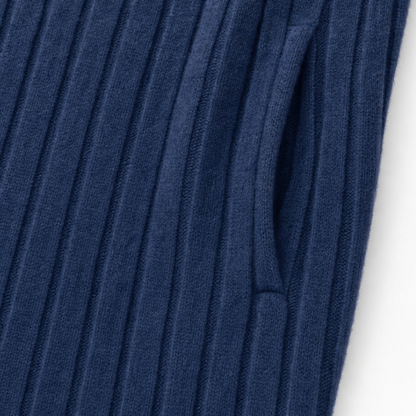 Lunarobe – Ribbed Hooded Maxi Dress With Pockets