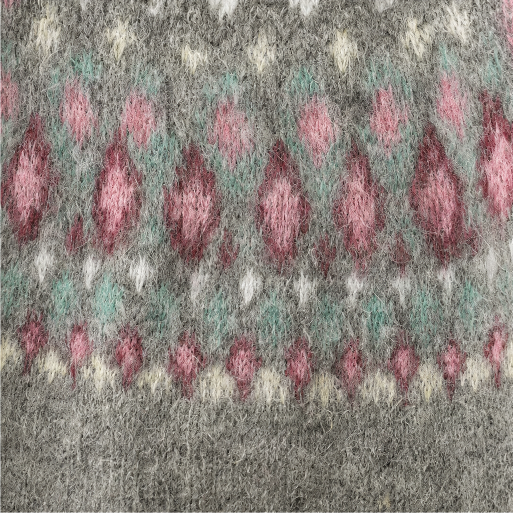 Isleva – Maglione girocollo con sprone Fair Isle