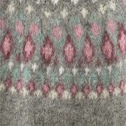 Isleva – Maglione girocollo con sprone Fair Isle