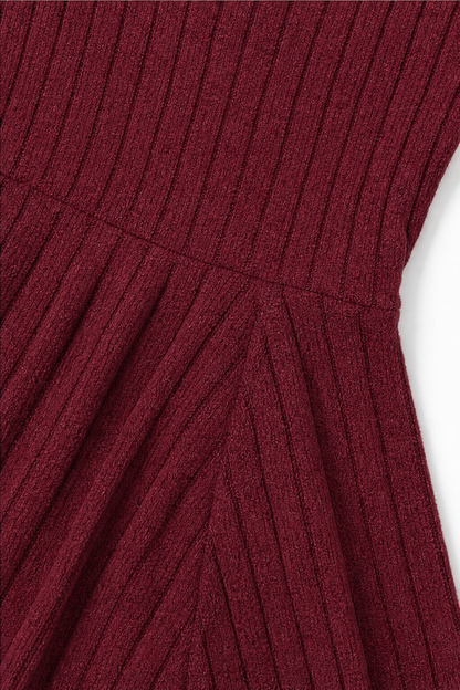 Rivienne – Hooded Bolero And Ribbed Mini Dress Set