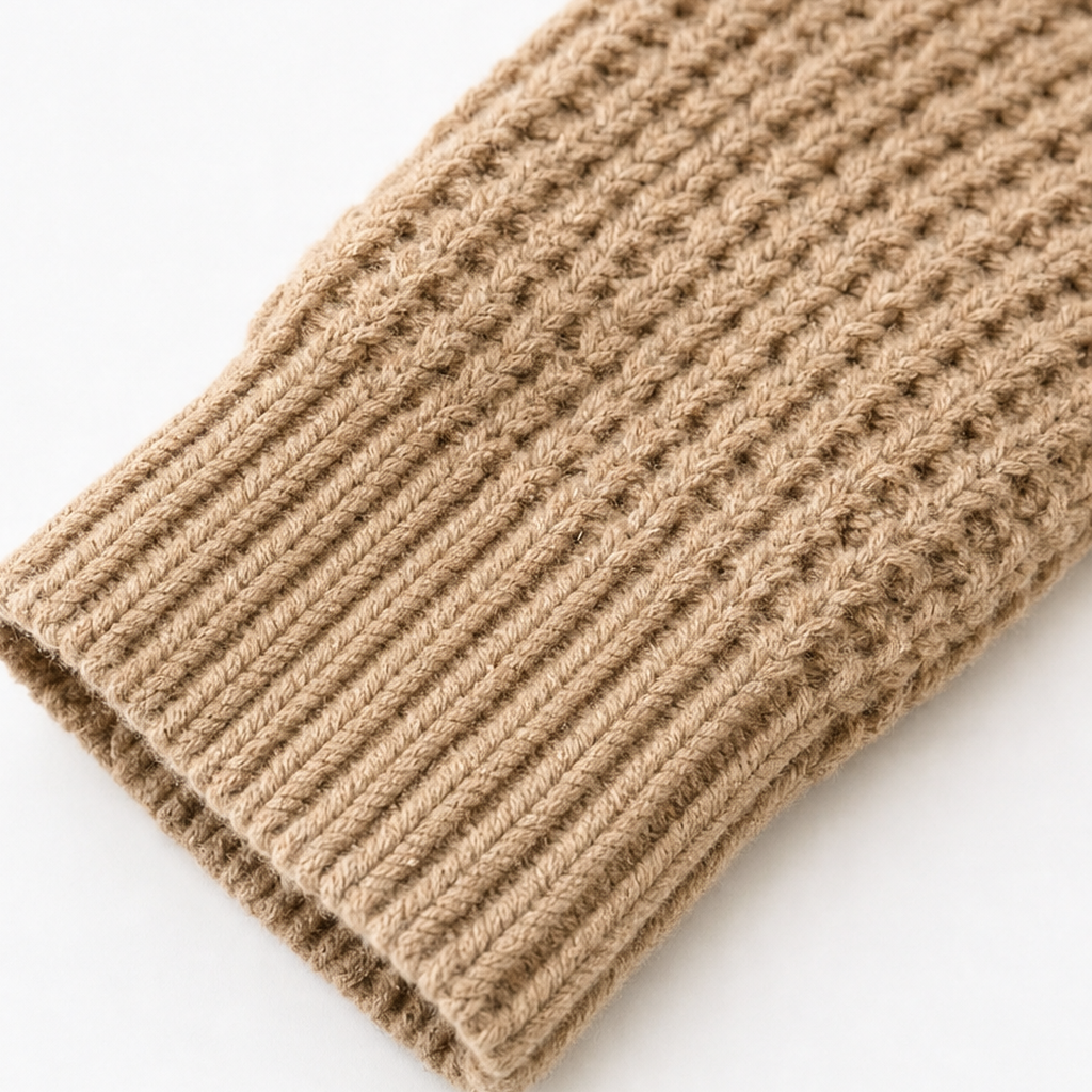 Snugella – Asymmetrischer Wasserfallpulli mit Seitenknöpfen
