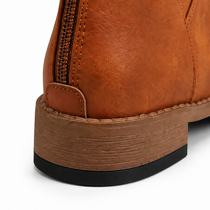 Lacerra – Adjustable Wrap-Lace Mid-Calf Combat Boots
