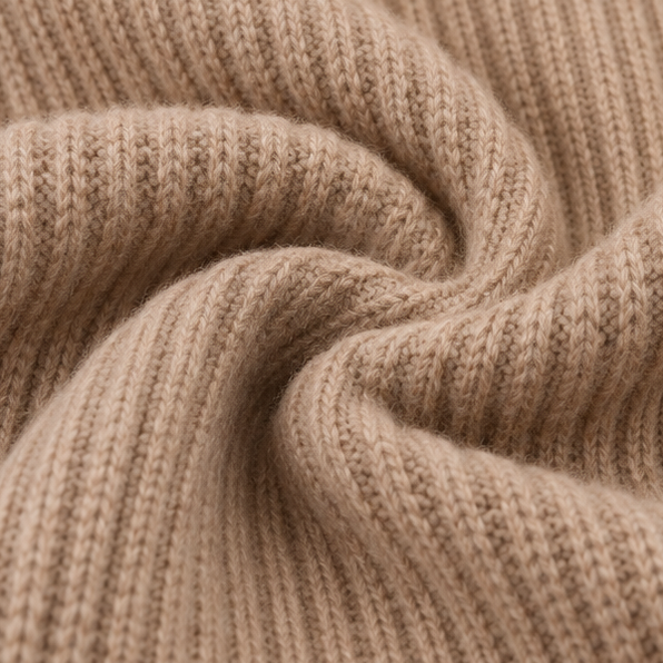Hoodessa – Ribbed Knit Button-Neck Hoodie Sweater