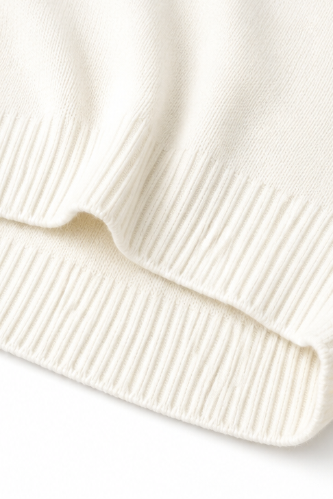 Hushlane – Oversized Drawstring Hooded Knit Sweater