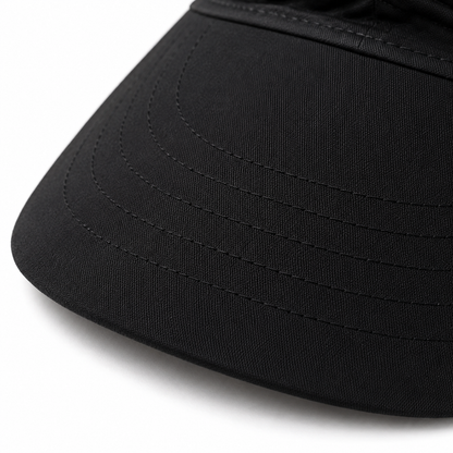 Solenza – Ruched UPF 50+ Sun Visor for Women, Packable Wide Brim