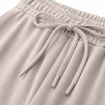 Restwell – Crew Neck Drawstring Two-Piece Lounge Set