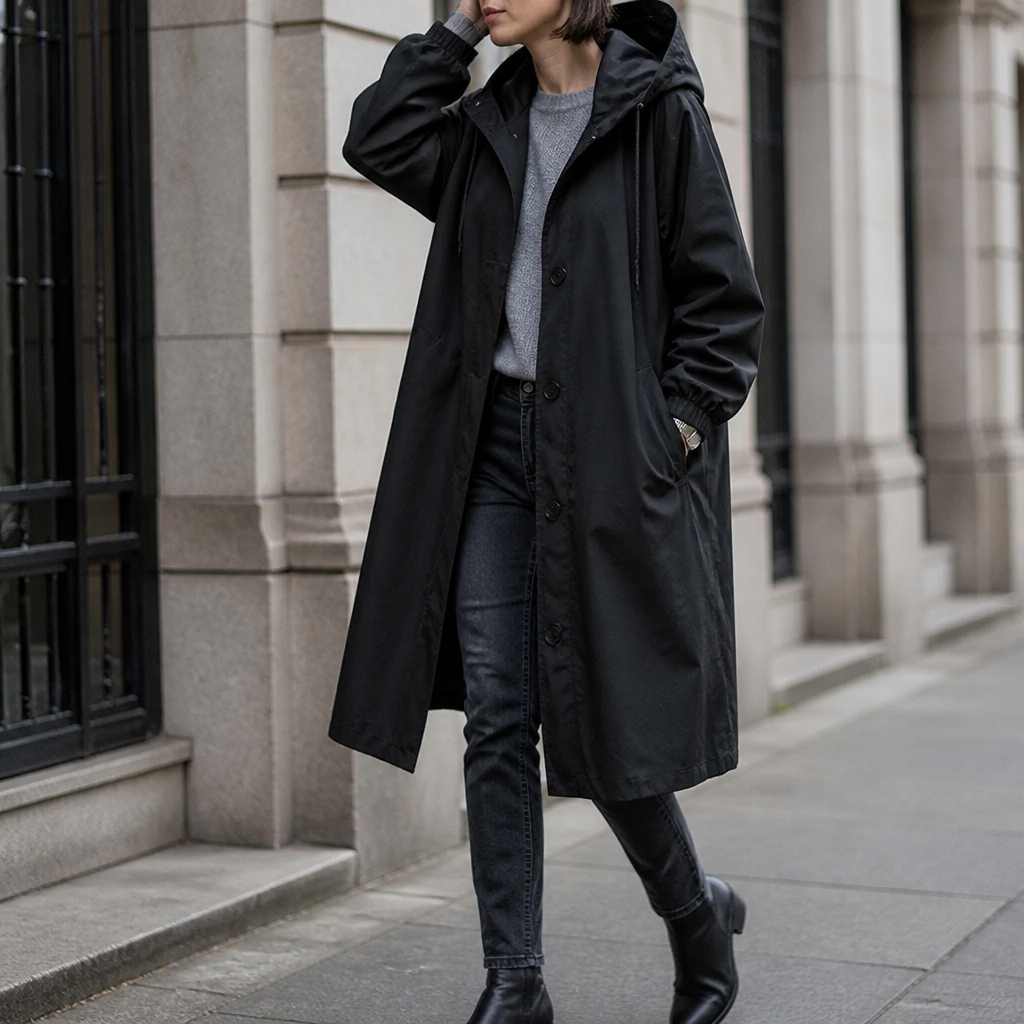 Vielle – Gabardina que ajusta a cintura quando quiser