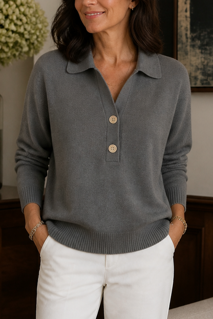 Collane – Collared Pullover Sweater
