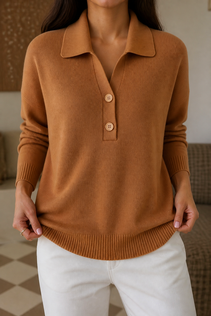 Collane – Collared Pullover Sweater